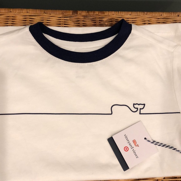 NWT Vineyard Vines Boys S//S Shell Crab Pocket T-Shirt Size Small